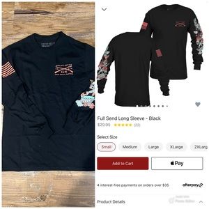 NWT - Full Send Sleeve - Black